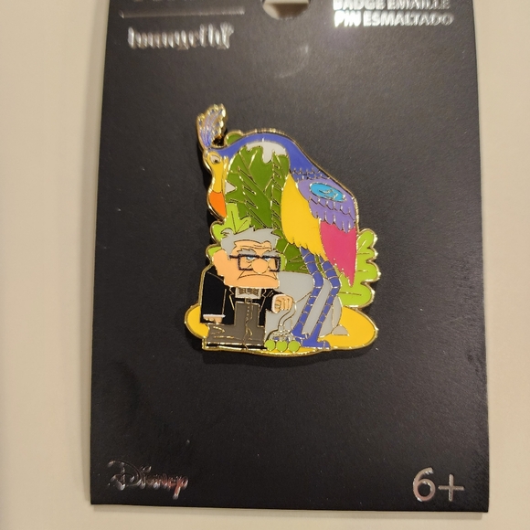 Loungefly Disney Pixar UP Carl and Kevin Jungle Enamel Pin NEW - Picture 12 of 12